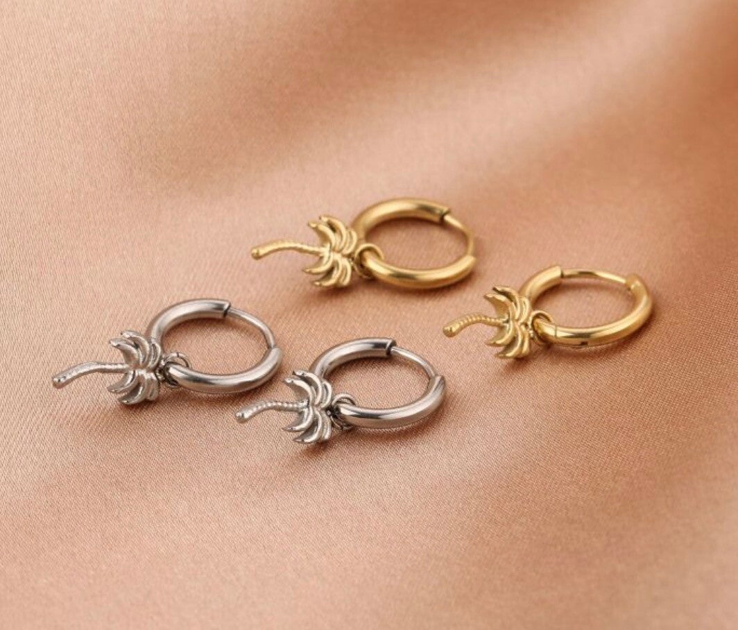 Earrings Little Palm Tree