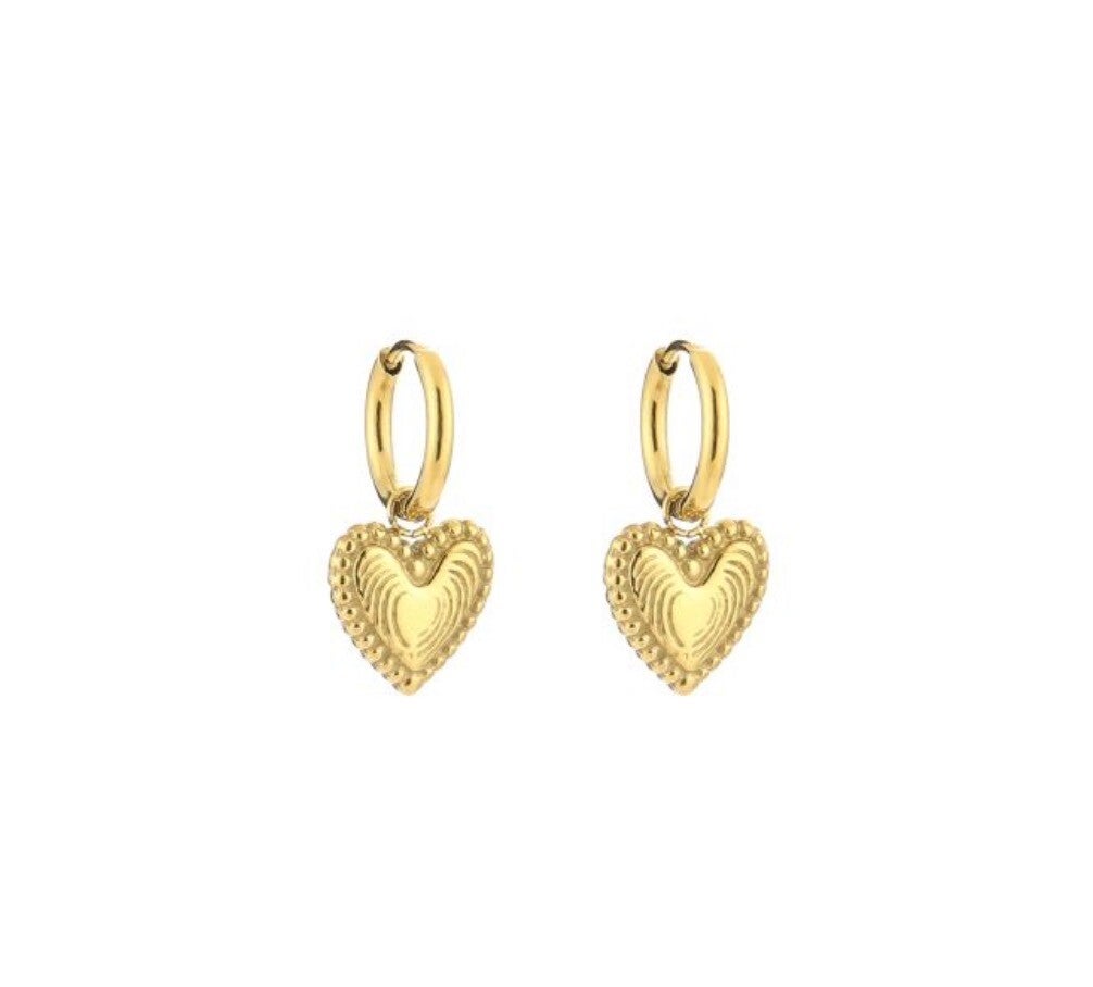 Earrings Little Heart Gold