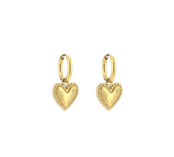 Earrings Little Heart Gold