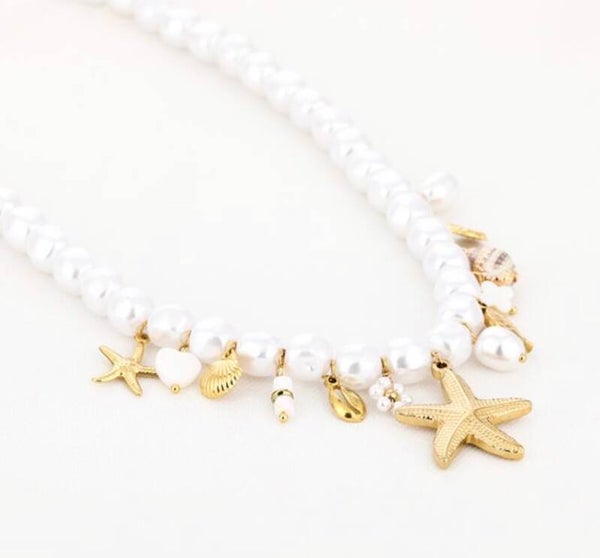 Tropical Necklace Gold