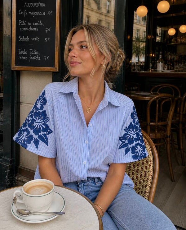 Daisy Blouse Blue