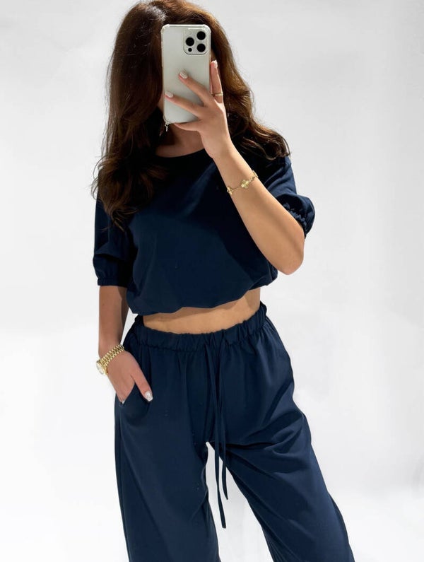 Mia Blouse Navy