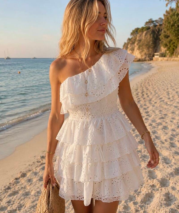 Fleur Dress White