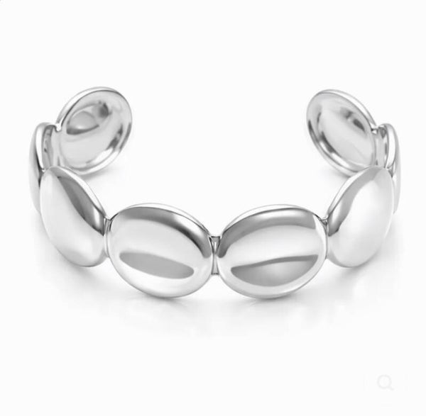 Dots Bangle Silver