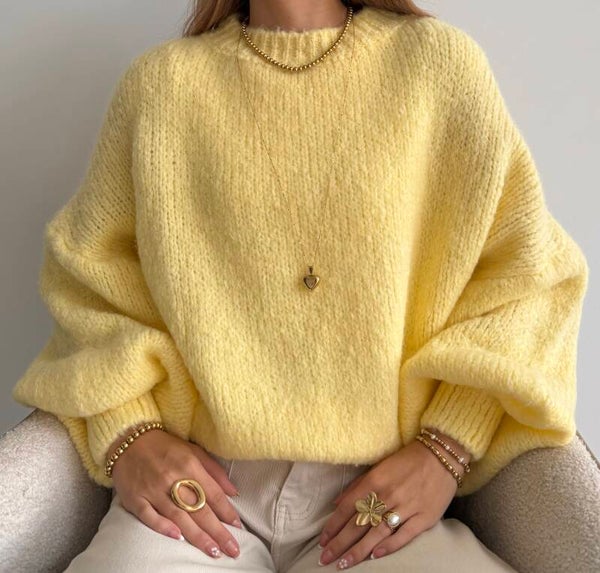 Millie Sweater Butter Yellow