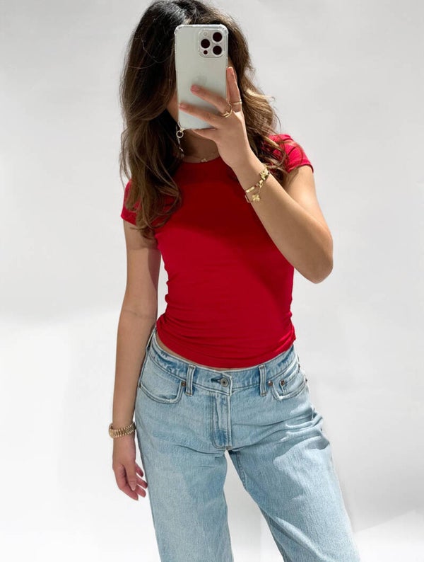 Leela Top Red
