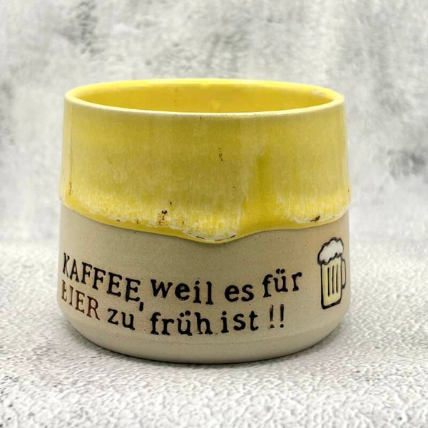 Kaffeebecher „Kaffee, weil es für Bier zu früh ist!!“ ☕🍺