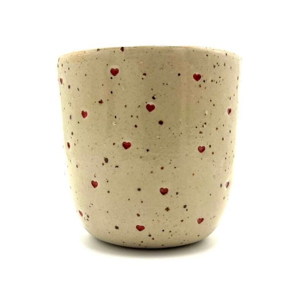 Keramikbecher "Tausend Herzen ♥️"