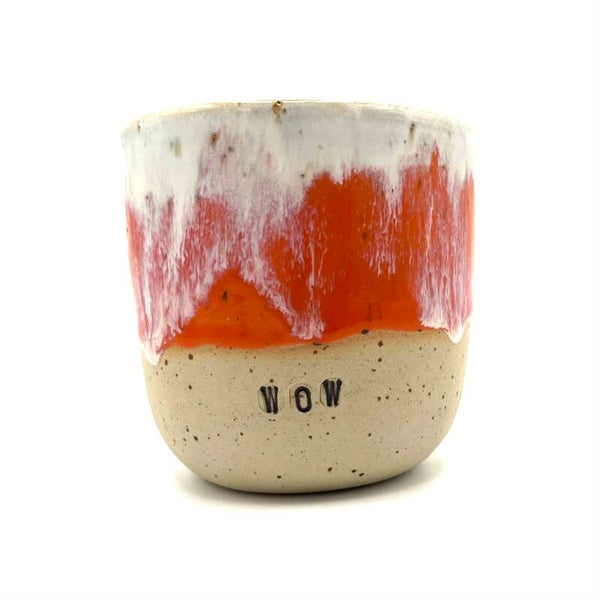Keramikbecher „WOW“