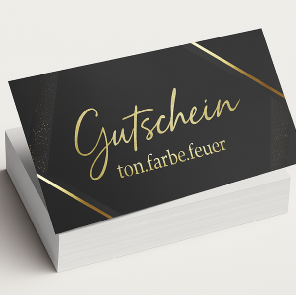 Geschenkgutschein für eine Babybauch-Schale
