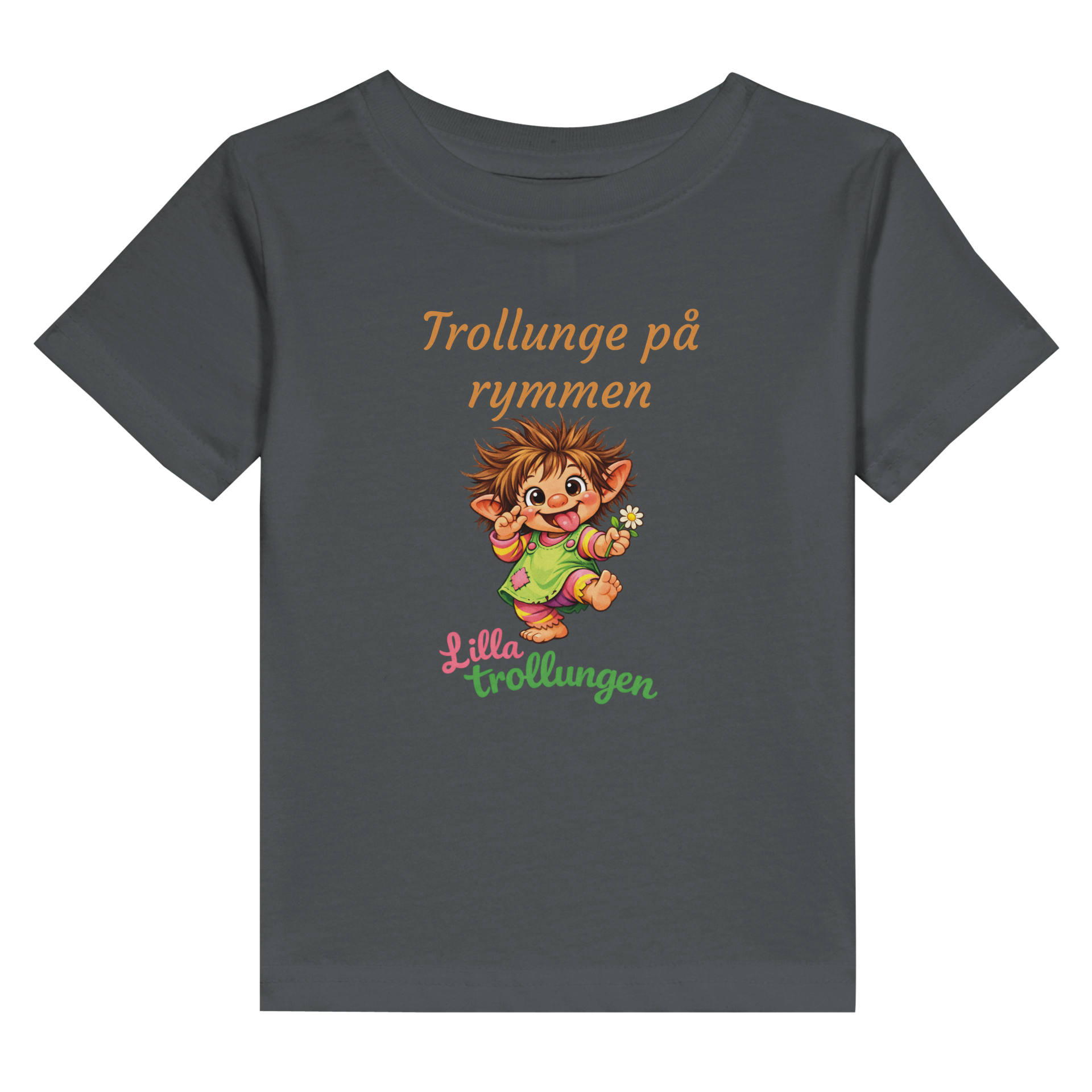 T-shirt i bomullsjersey för baby