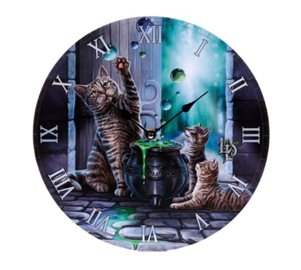 Lisa Parker Hubble Bubble Katt & Kattunge Klocka