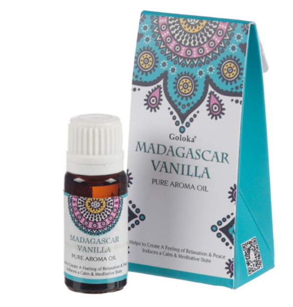 Goloka Aromaoljor Madagascar Vanilla 10ml (3 flaskor i ett paket)
