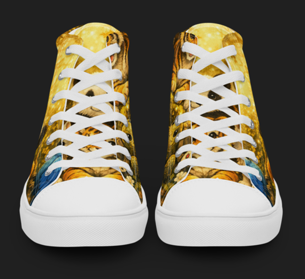 Snygga Skor med Canvas motiv