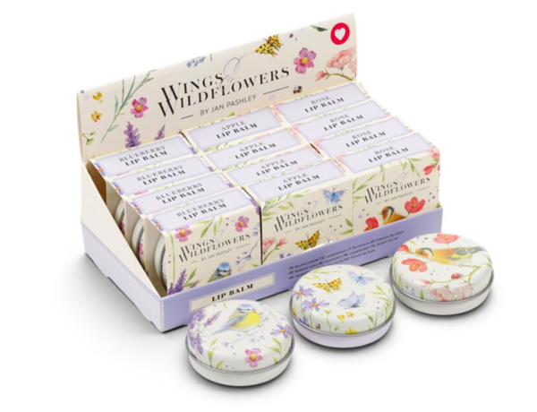 Jan Pashley Wings & Wildflowers Läppbalsam i Burk