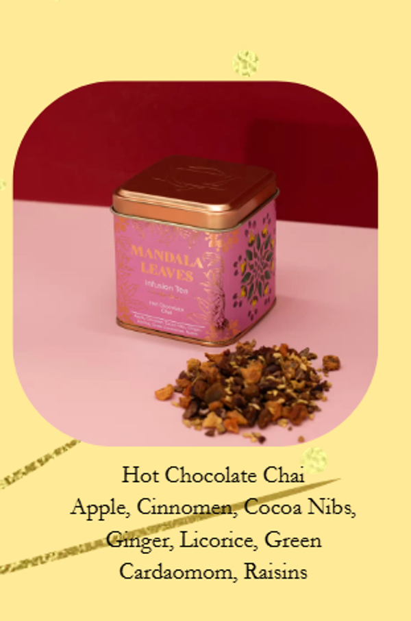 Mandala Leaves Hot chocolate Chai