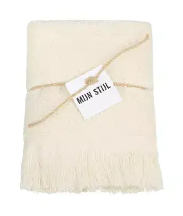 Handdoek met franjes