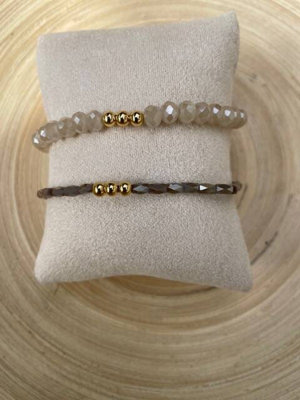 Armbandje Fushi facet kralen