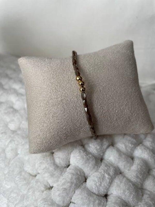 Armbandje Fushi facet staafje