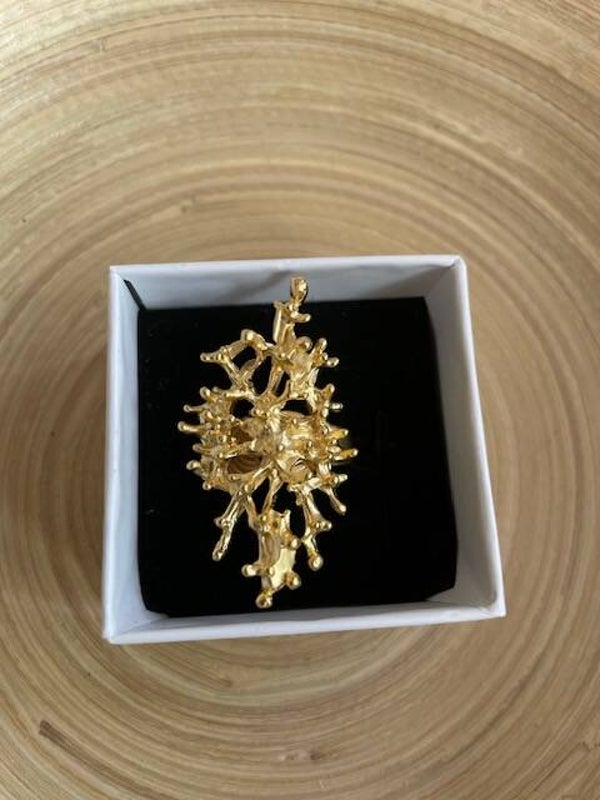 Koraal ring lady gold