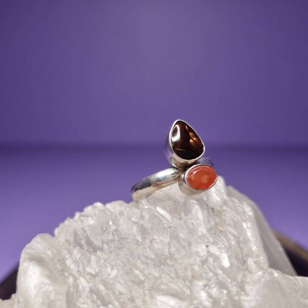 Ring Vuuragaat en Carneool nr. 108