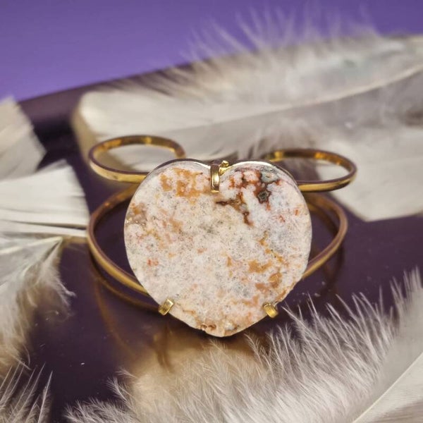 Pink amethist hart armband nr. 84A