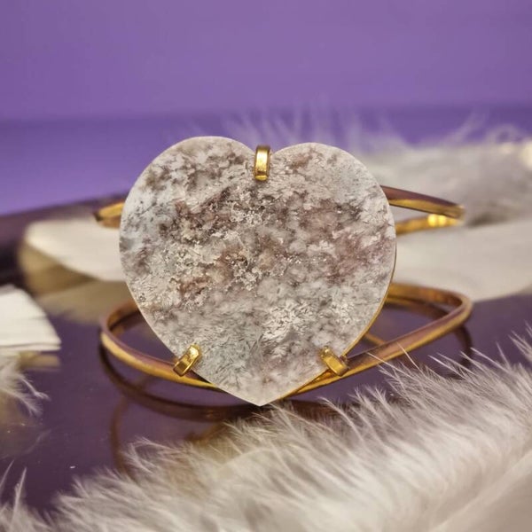 Pink amethist hart armband nr. 84B