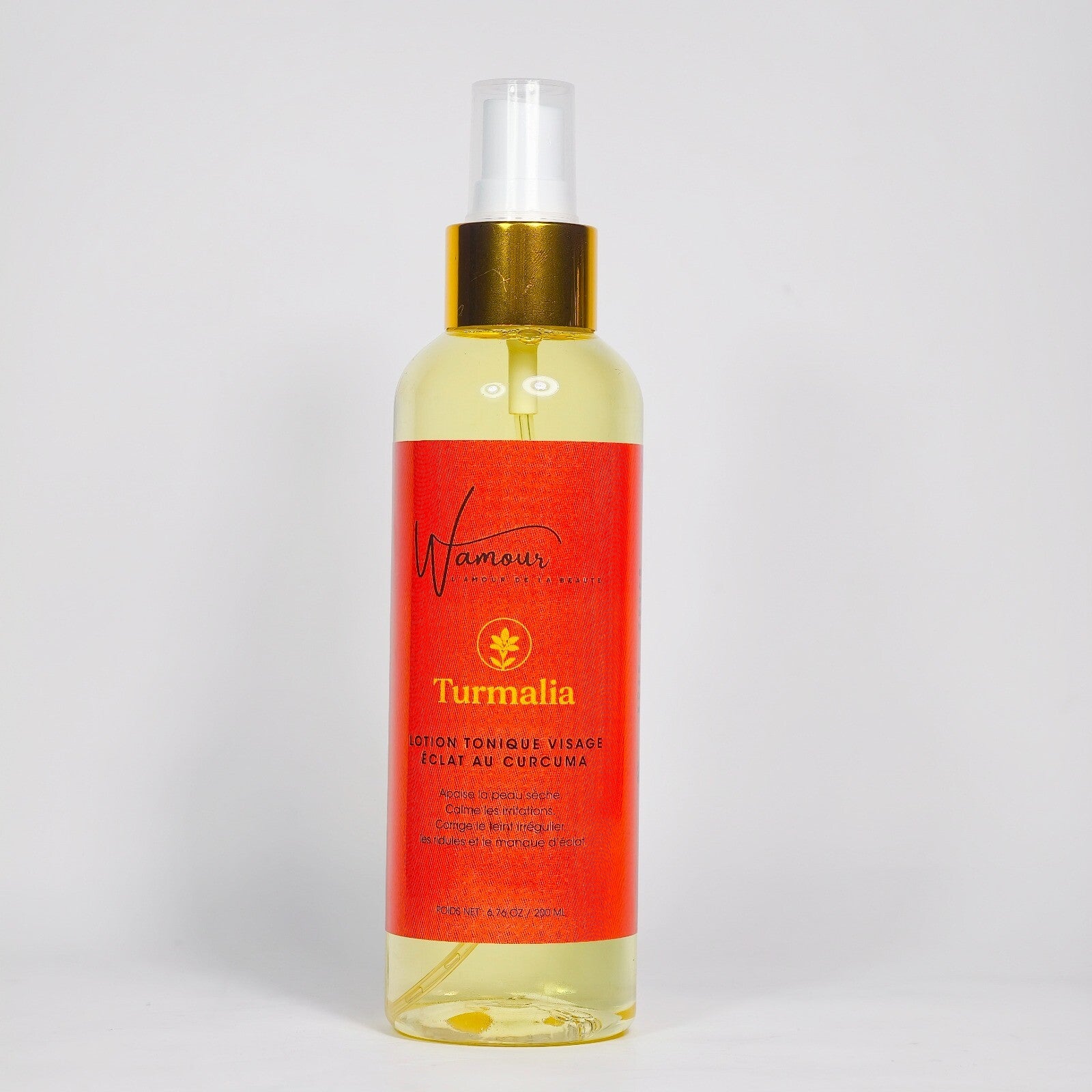 Turmalia - Lotion Tonique Visage Éclat au Curcuma