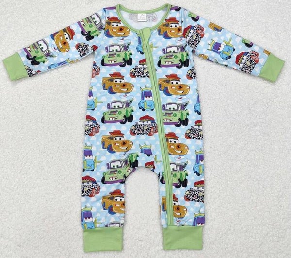 Green Cars Onesie