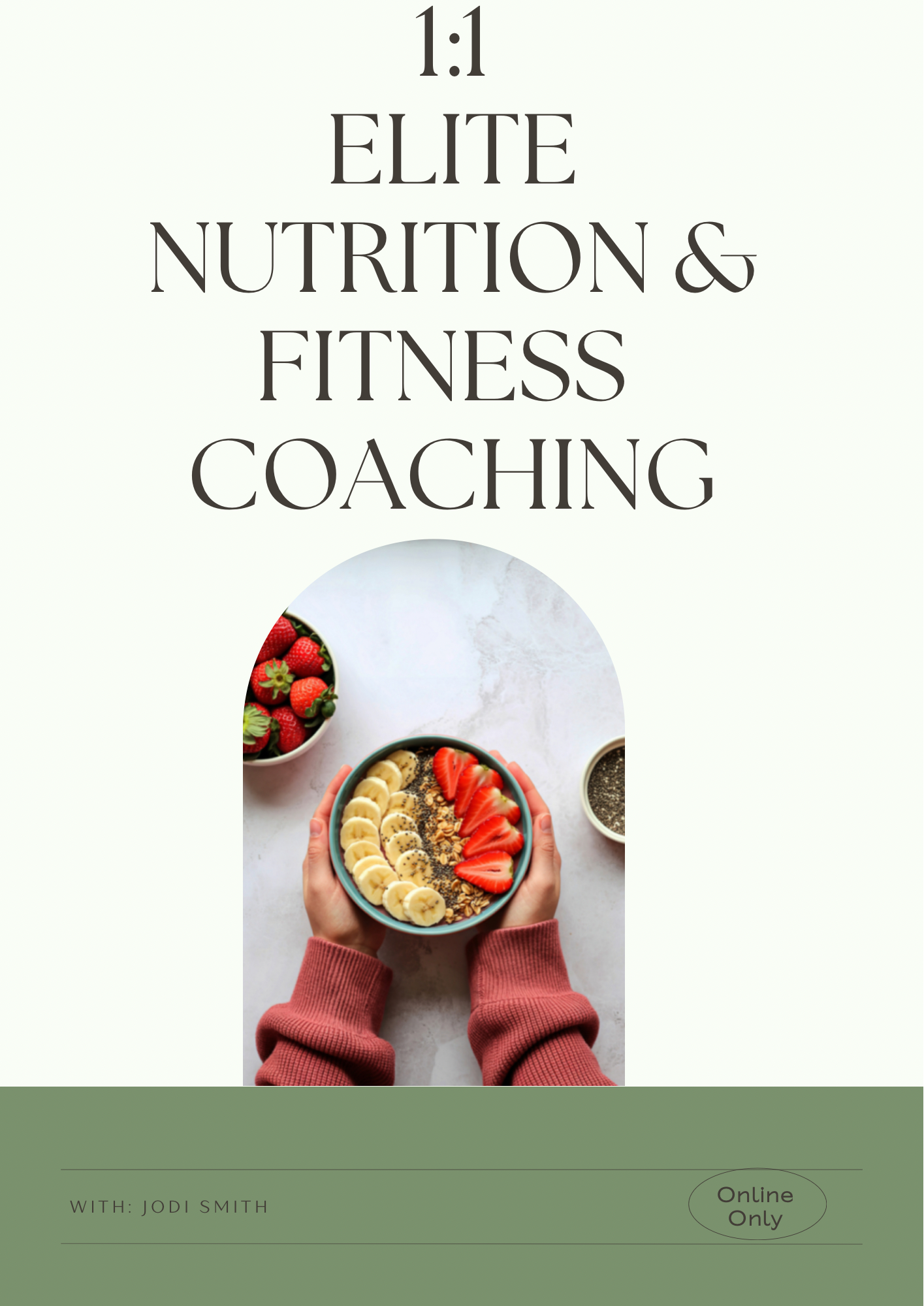 ELITE HOLISTIC 1:1  COACHING 4 Week Program