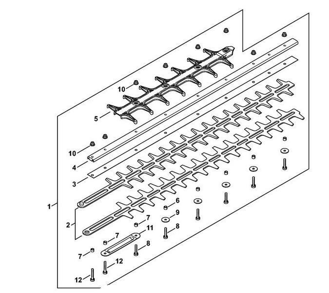 STIHL MESSENSET Heggenschaar 600 mm HSA 130 R