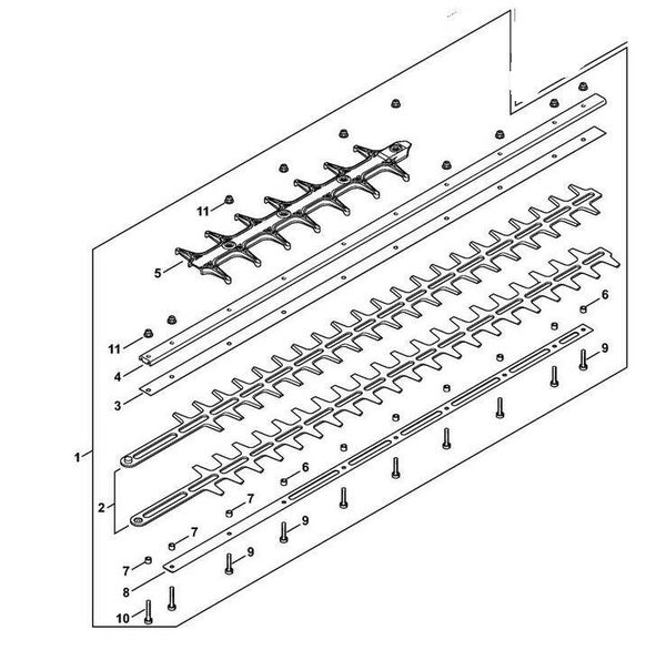 STIHL MESSENSET Heggenschaar 750 mm HSA 130 R