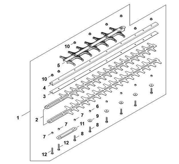 STIHL MESSENSET heggenschaar 600mm HSA 140 R