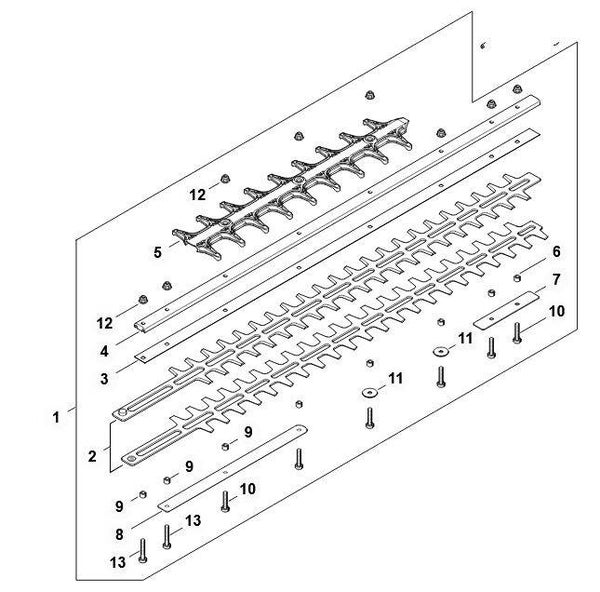 STIHL MESSENSET heggenschaar 600mm HSA 140 T