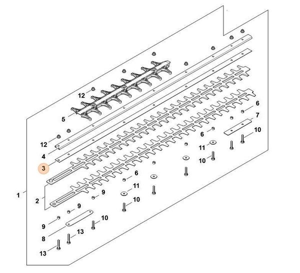 STIHL MESSENSET heggenschaar 750 mm HSA 140 T