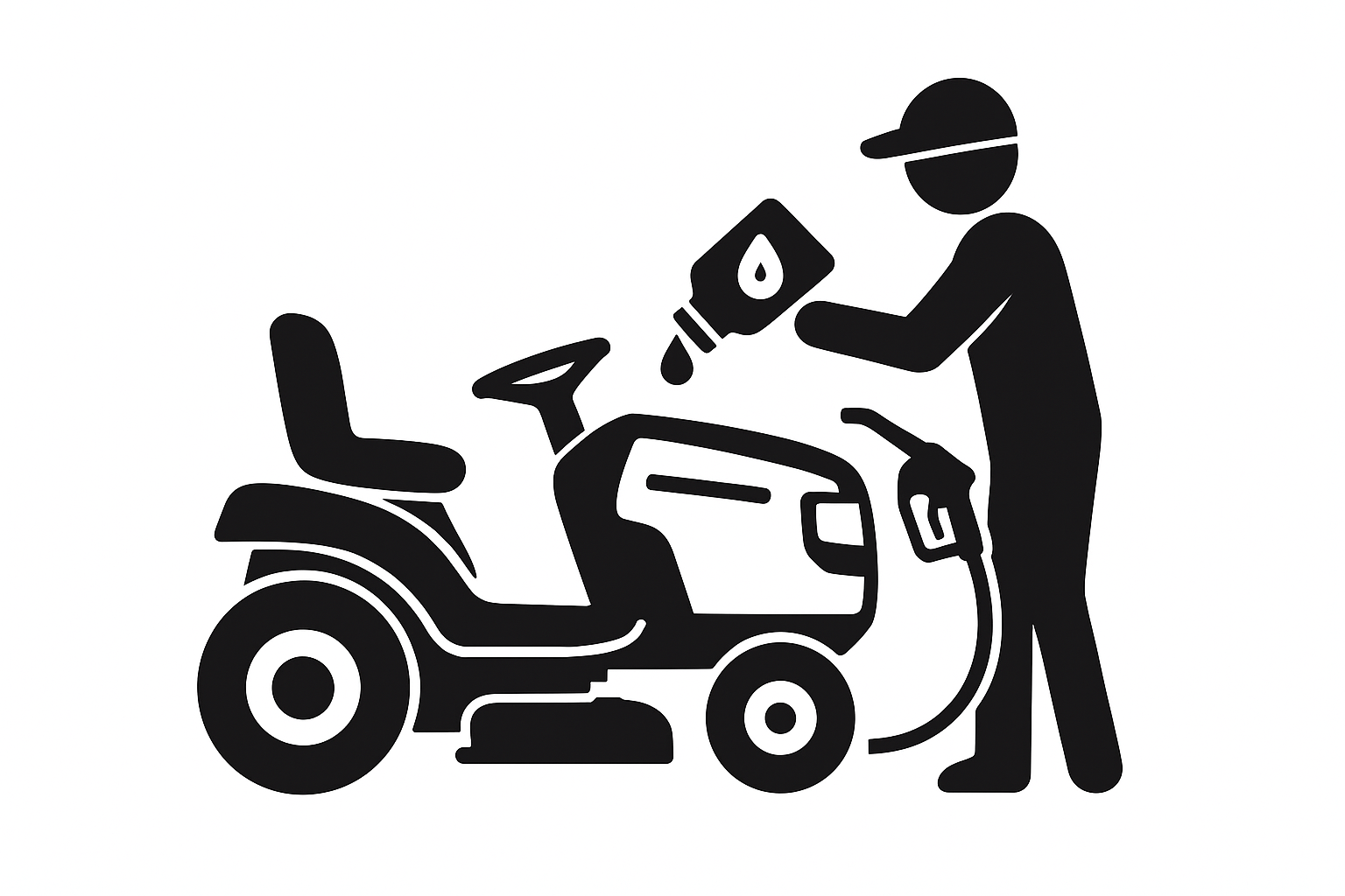 Gebruiksklaar zitmaaier