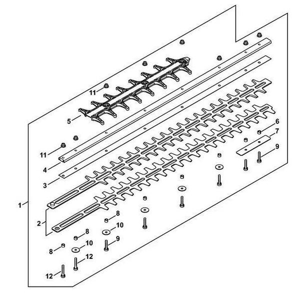 STIHL MESSENSET heggenschaar 600mm HS 82 T