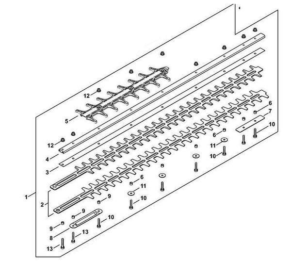 STIHL MESSENSET heggenschaar 750mm HS 82 T