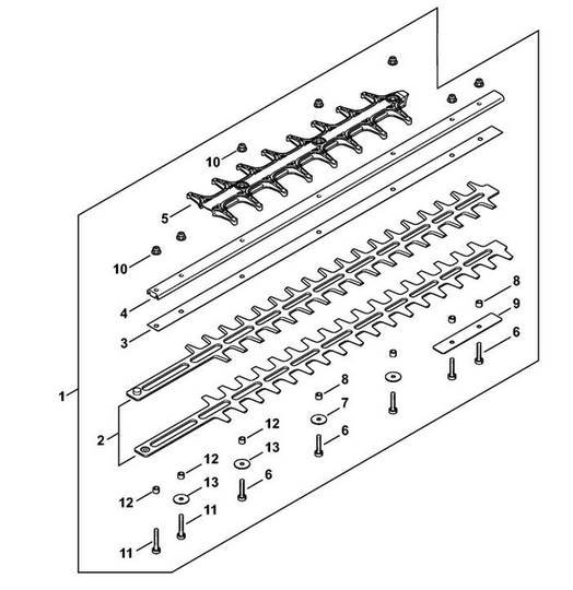 STIHL MESSENSET heggenschaar 500mm HS 82 T