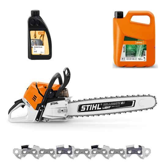 STIHL MS 500 I BENZINE VOORDEELPAKKET 1