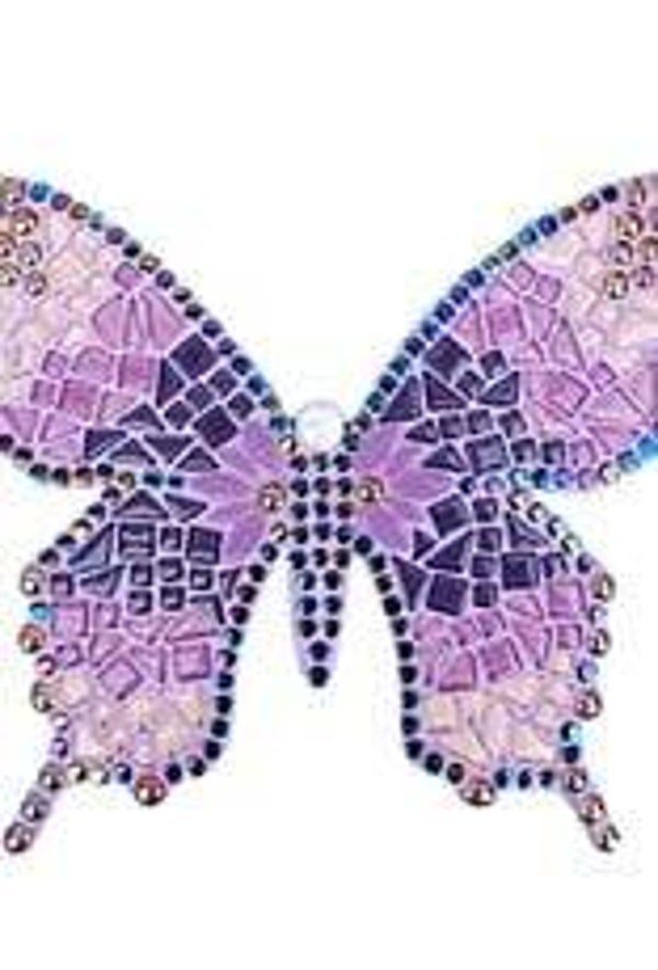 Mozaiek Vlinder Paars