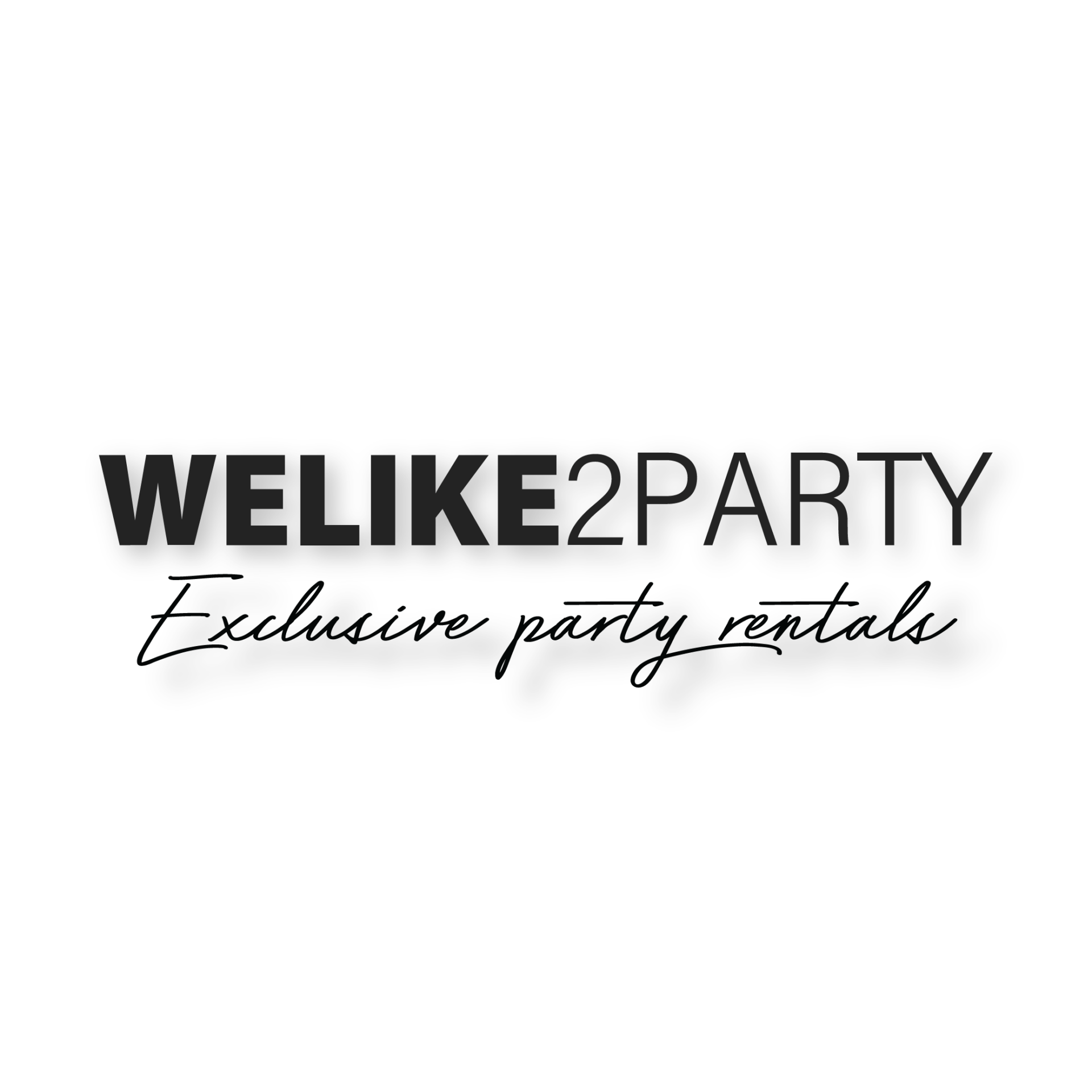Welike2Party | Exclusive party rentals - Logo