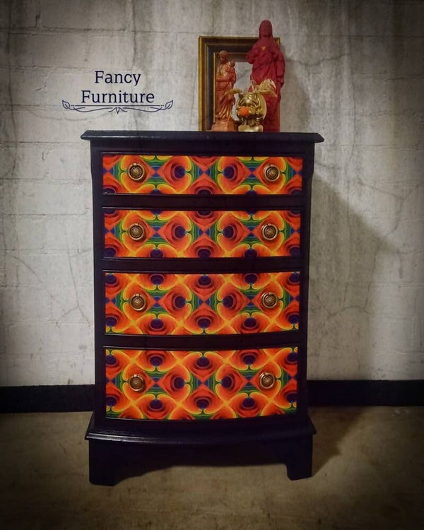 Ladekast met grafisch design