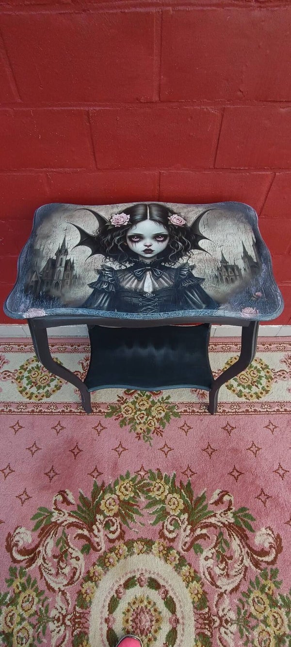 Gothic castle girl