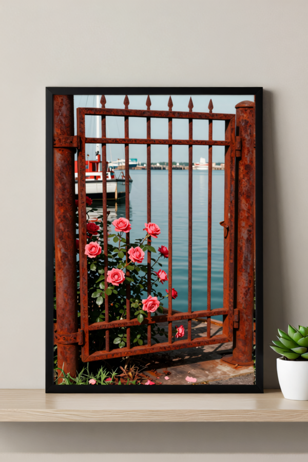 Rusty Bloom – Coastal Wall Art Print – Forgotten Garden