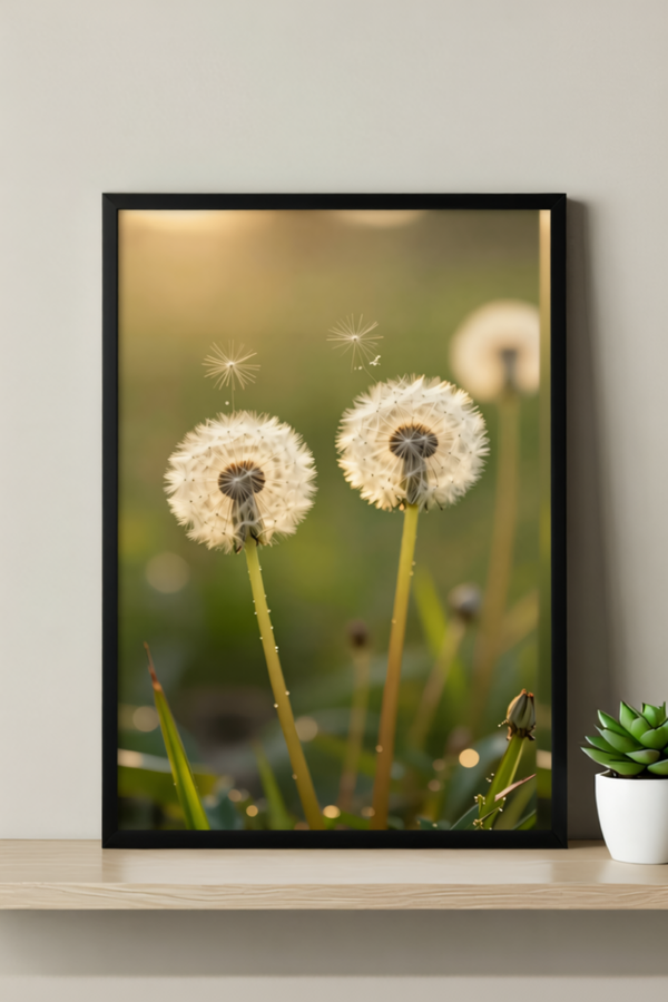 Dandelion Dreams – Wall Art Print – Whispers of Hope