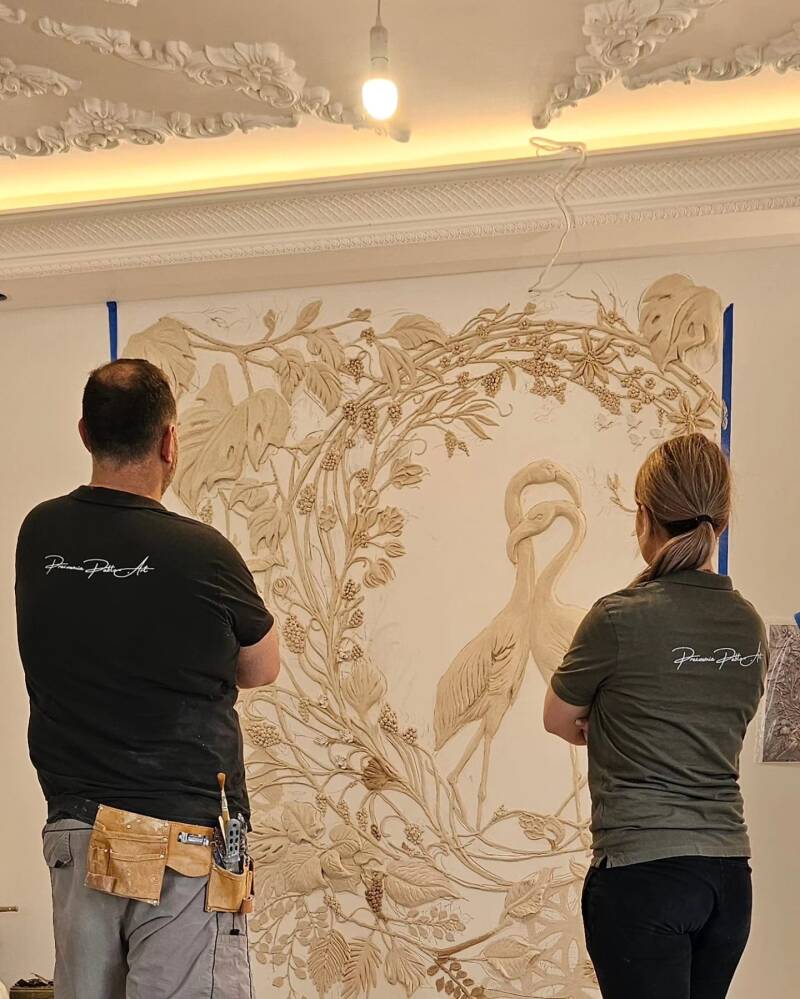 płaskorzeźby ścienne