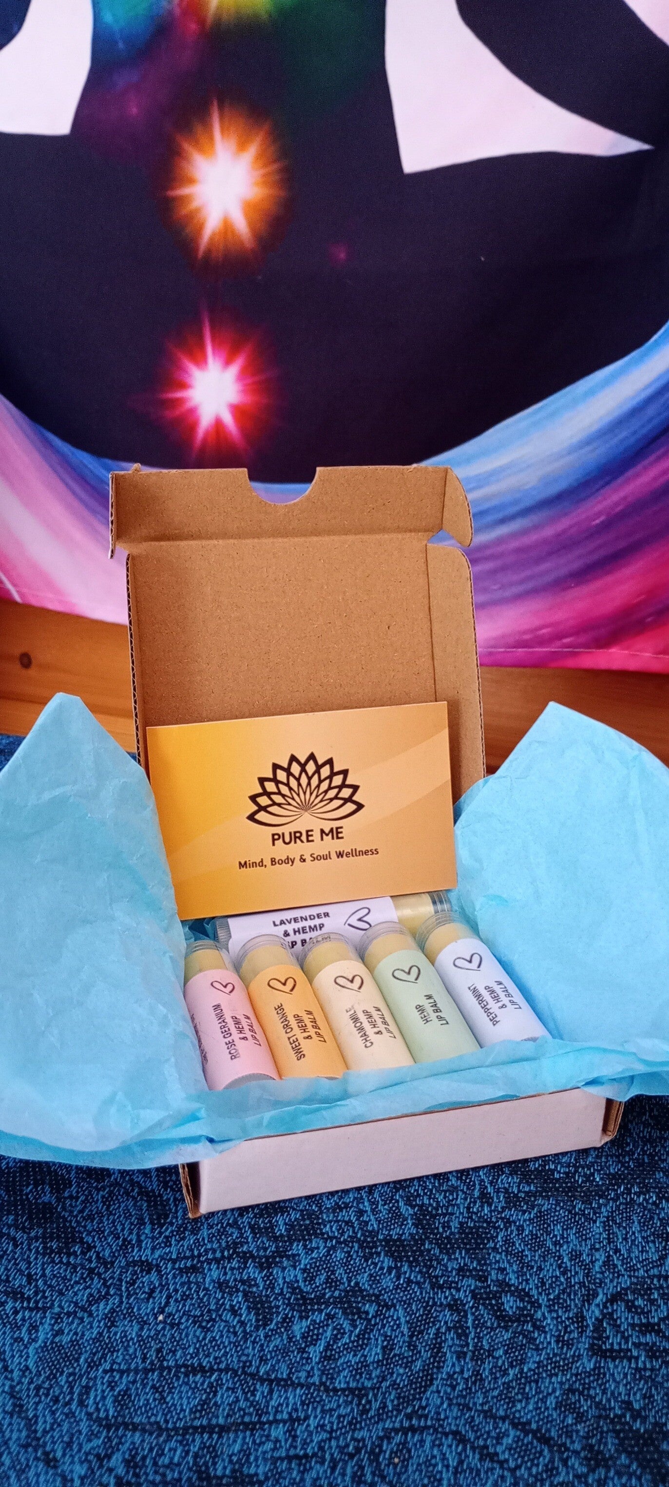 Full Range of 6 Pure Me Lip Balms