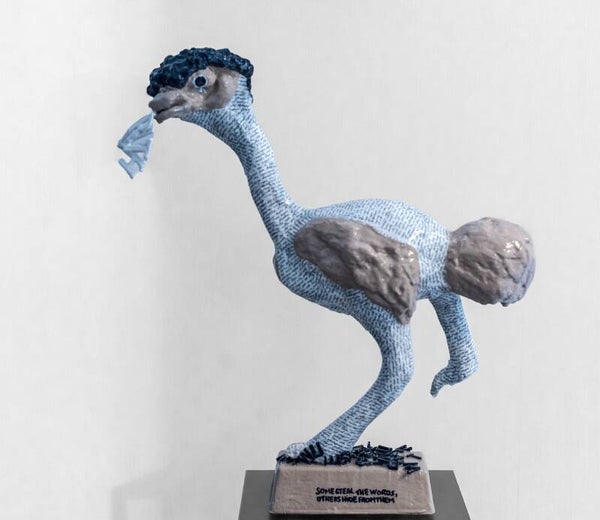 Ostrich 'Stealing the TRUTH' - Monique de Kruijk