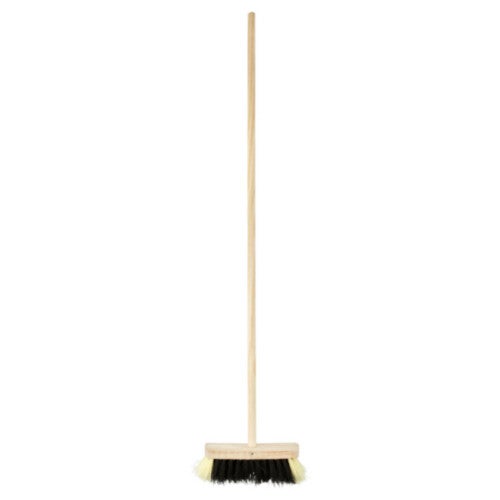 Dosco Brush & Handle Black & White 10 Inch/25cm